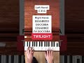 Twilight - Bella's Lullaby (Easy Piano Tutorial With Letter Notes) #Shorts