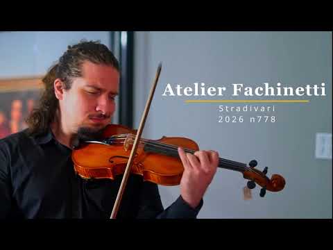 Vídeo de Violino Atelier Fachinetti 2026 Stradivari n778