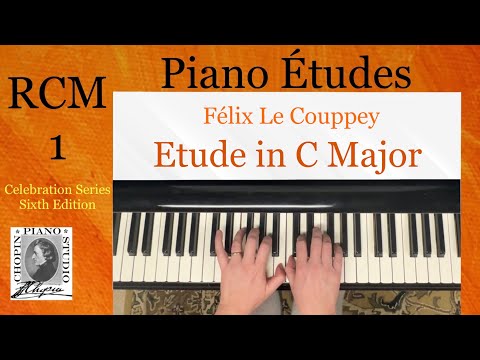 Etude in C Major by Félix Le Couppey, RCM 1 Piano Etudes, 2015 & 2022 Edition