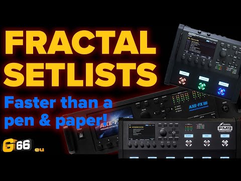 Setlists: Faster than a pen & paper! - Fractal Friday with Cooper Carter # 25