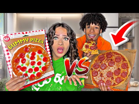 Gummy Food vs. Real Food!! *disgusting*