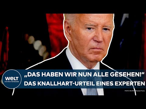 JOE BIDEN: "Das haben wir nun alle gesehen" Knallhartes Urteil eines Experten! Demokraten im Dilemma