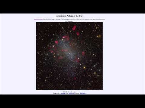 2020 November 28 - NGC 6822: Barnard's Galaxy