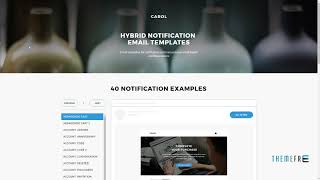 Carol Notification -“ 40+ versions - Responsive Email + StampReady Bu