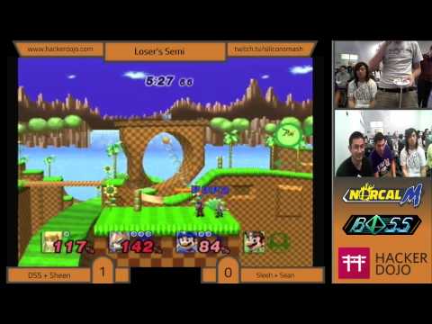 Sean + Sleeh vs DSS + Sheen, Doubles Losers Semis, BOSS, Project M, 9-27-2014