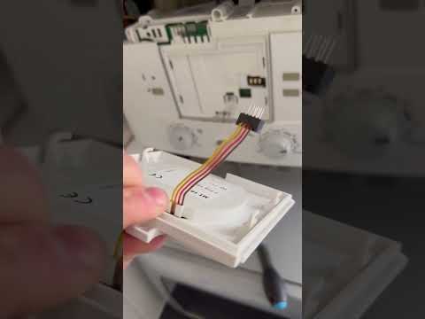 Replacing a plug in programmer MT10 on this Worcester Bosch combi boiler part change