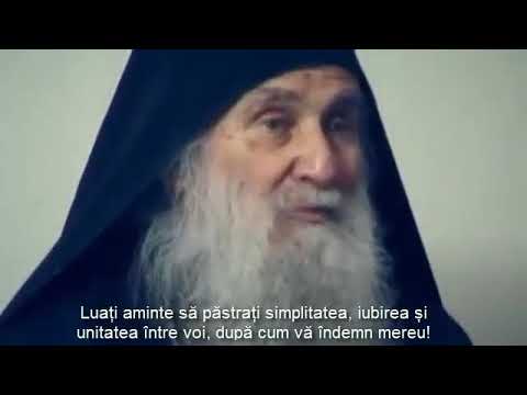 Păstrați simplitatea, iubirea și unitatea între voi! - Starețul Iosif Vatopedinul