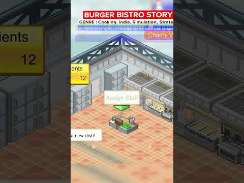 BURGER BISTRO STORY - PC Gameplay #Shorts [4K 60FPS] - YouTube