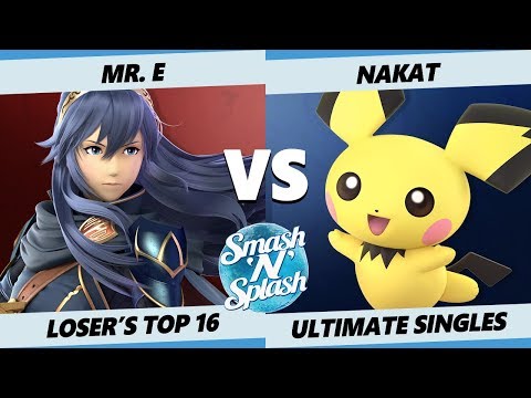 SNS5 SSBU - Demise | Mr E (Lucina) Vs. Mazer | NAKAT (Pichu) Smash Ultimate Losers Top 16