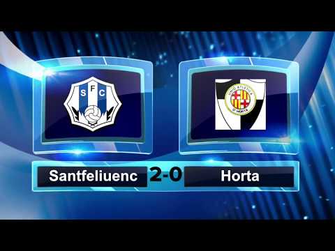 Resumen del Santfeliuenc 2-0 Horta
