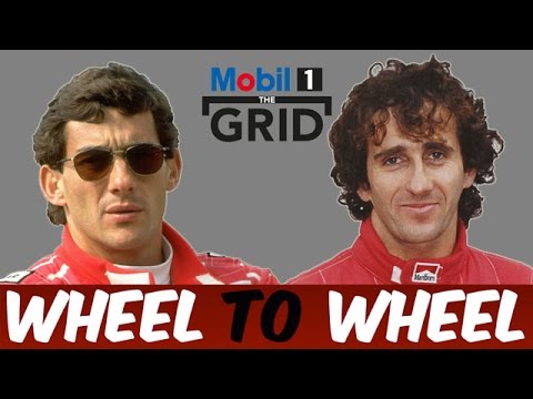 Ayrton Senna VS Alain Prost – Wheel To Wheel | Mobil 1 The Grid