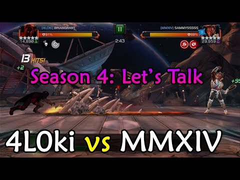 Alliance War: 4L0ki -vs- MMXIV | Season 4, War 1 | Marvel Contest of Champions