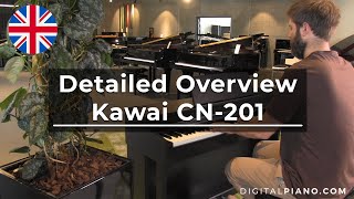 Video thumbnail for Kawai CN-201 - Detailed Overview | Digitalpiano.com by Digitalpianocom