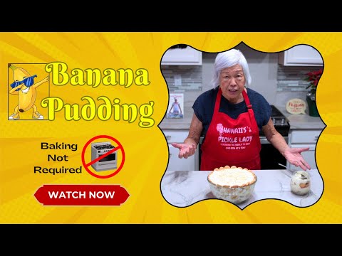 Banana Pudding | NO Cook | NO Bake | Instant
