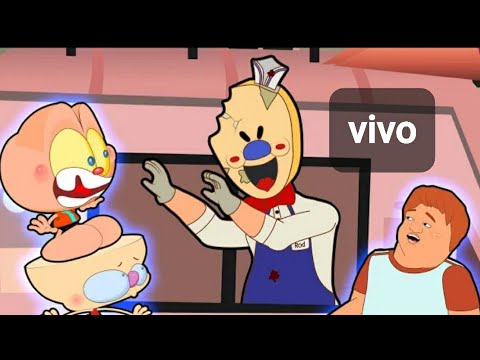 Mongo e Drongo no jogo do Sorveteiro do mal desenho animado