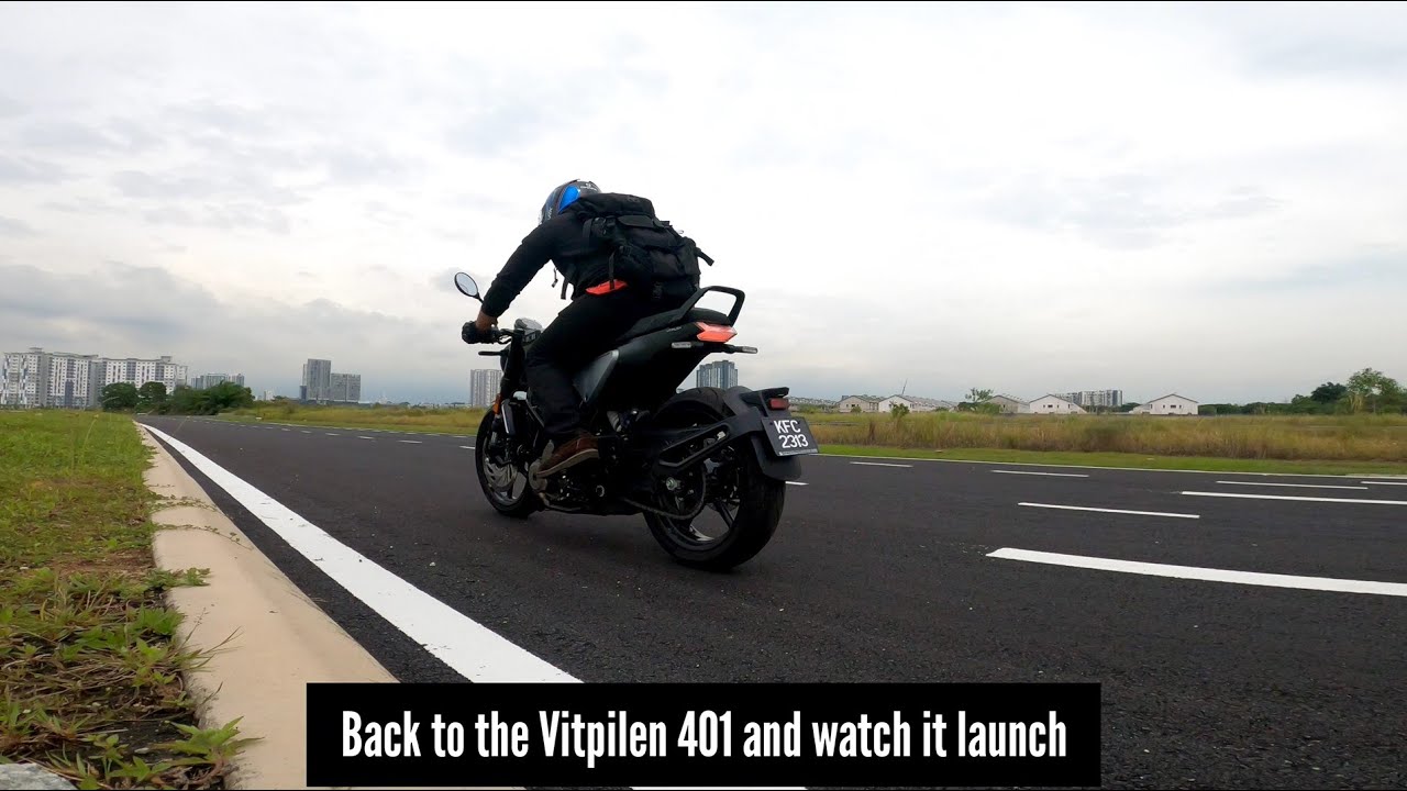 Test Ride - Husqvarna Vitpilen 401 in Cyberjaya.