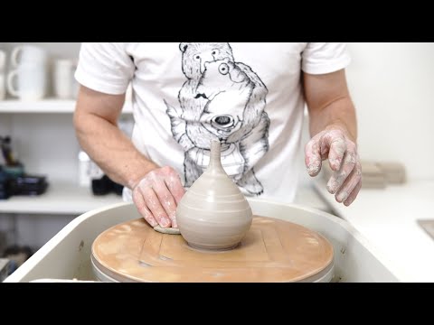 Throwing a Narrow Necked Vase