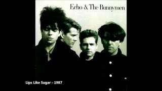 Echo And The Bunnymen - Lips Like Sugar (With Lyrics in the Description)