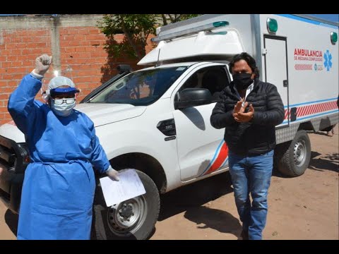 Aguas Blancas: Sáenz entregó una ambulancia y verificó refacciones en el Centro de Salud