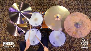 Video thumbnail for Meinl 16" Byzance Traditional Medium Hi Hat Cymbals - Siros Vaziri 1413/1593g (B16MH-1011918G) by Memphis Drum Shop