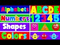 Preschool Learning Videos For 3 Year Olds Best Learn ABC 123 Colors Shapes 3 Years Learning