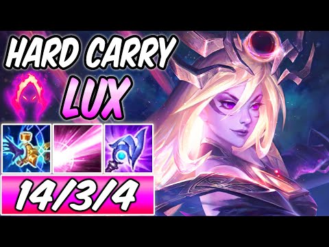 HARD CARRY LUX MID FULL AP BURST SEASON 12 DARK HARVEST | DARK COSMIC LUX - League of Legends