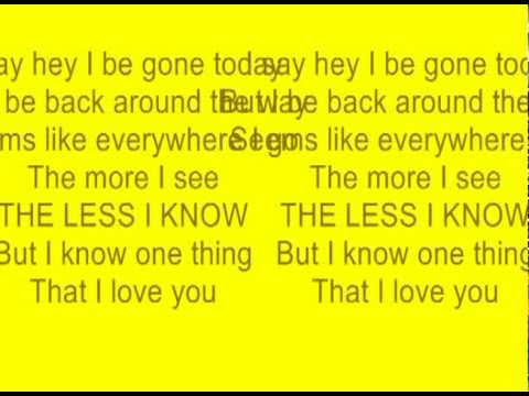 say hey i love you with lyrics by Michael Franti and spearhead
