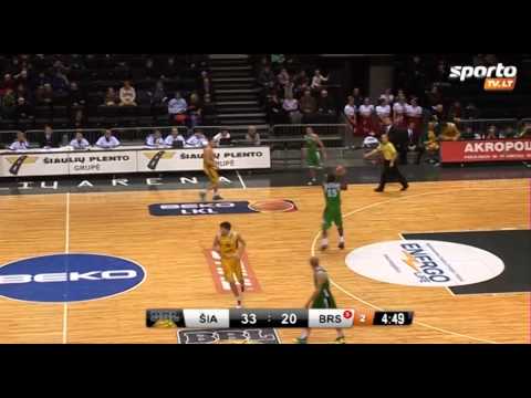 SportoTV.lt: BBL: „Šiauliai" - Atyrau „Barsy" 2013-12-18