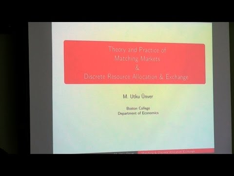 工学システム学類 Allocation and Exchange of Indivisible Resources