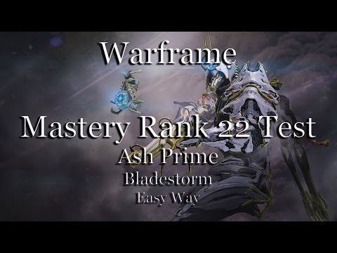 Warframe Mastery Rank 22 Test (easy way)