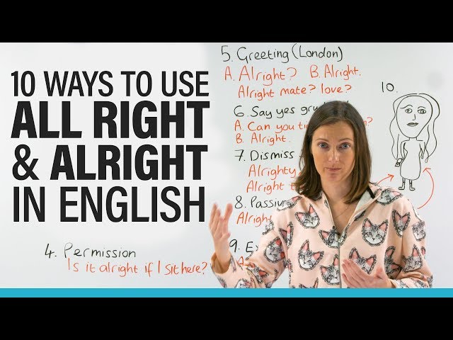 Video Pronunciation of Alrighty in English