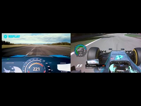 Koenigsegg Agera RS Vs 2016 F1 car 100-300 km/h Acceleration Comparison 
