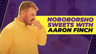 Aaron Finch trying Bengali sweets | Knights TV | KKR IPL 2022