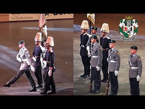 In preußischer Uniform: Drillteam 7./Wachbataillon - Bundeswehr Military Tattoo Marschmusik