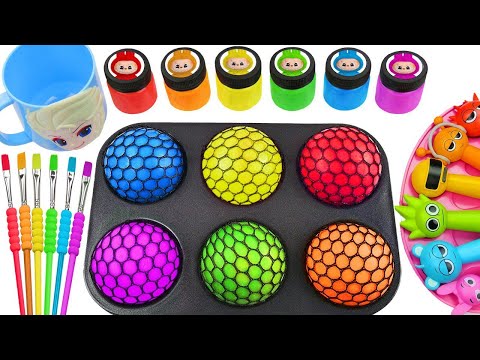 Oddly Satisfying Video l Making DIY Labubu Creative 6 Balloons FROM Sprunki Real Sounds Disney ASMR