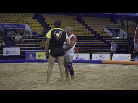 1/16 Final Destacados | Agustín Mayor VS Rayco González | Mundial de Lucha Canaria 2018