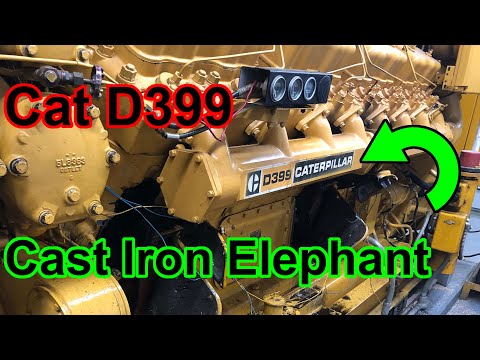The Cat D399 Diesel Engine. "Cast Iron Elephant."