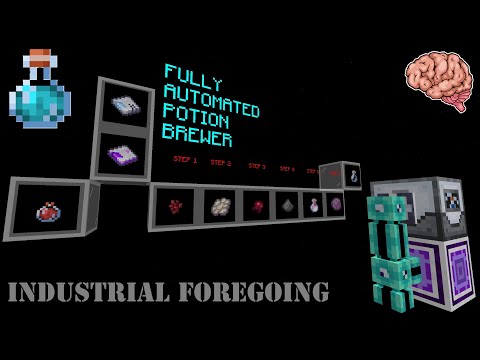 Automatic Potion Brewer Tutorial - Industrial Foregoing & Advanced AE2