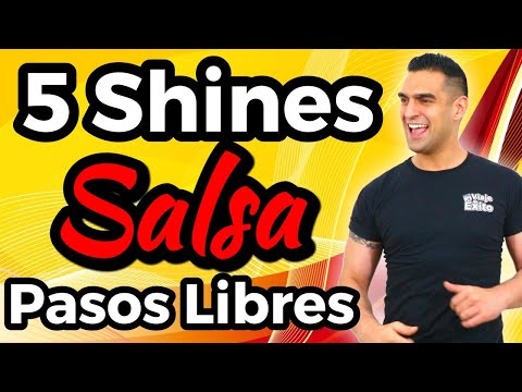 5 BASIC SALSA FREE STEPS 💃🕺 - SHINES - COMPLETE COURSE Learn to dance SALSA #09