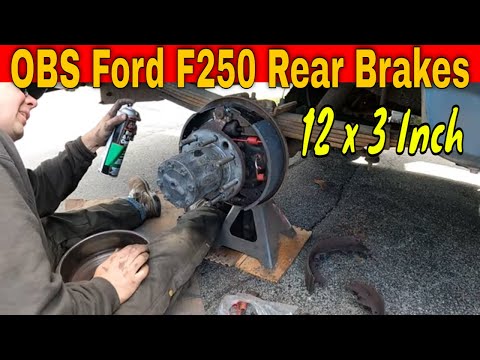 OBS Ford Brakes: How to Change Rear Brakes on a 1980-1996 F250 or F350 with 10.25 Rear Axle