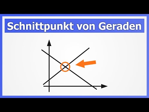 Schnittpunkt zweier Geraden berechnen | How to Mathe