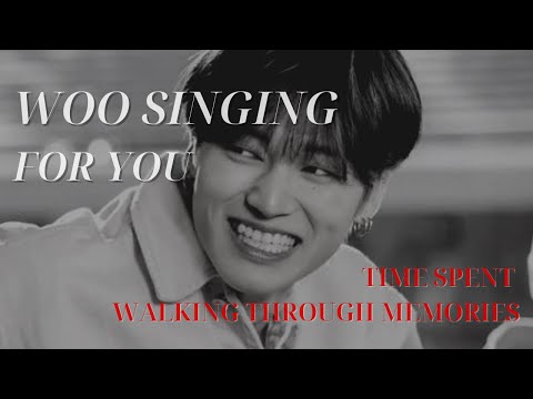 Wooyoung - Time Spent Walking Through Memories but it's raining and he is next to you