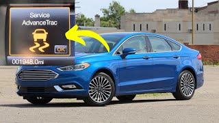 “Service AdvanceTrac” warning in Ford Fusion
