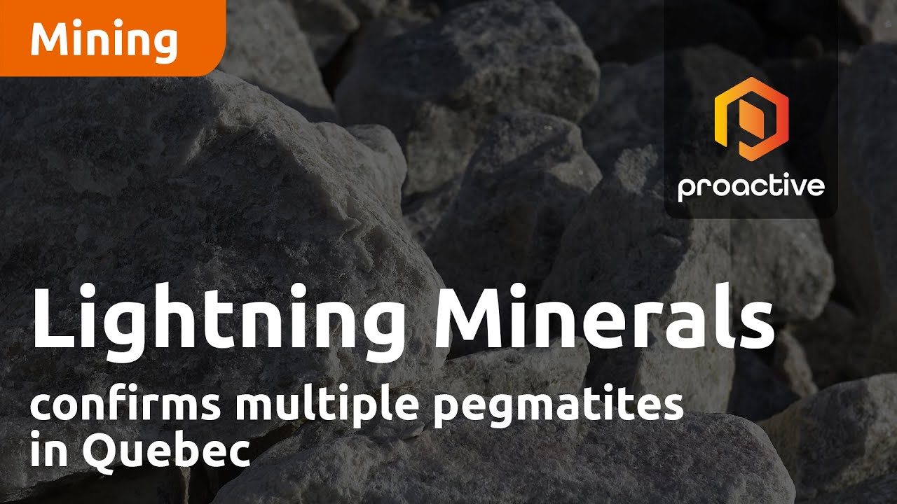 Lightning Minerals confirms multiple pegmatites in Quebec