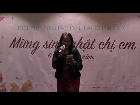 CHỊ DƯƠNG MINH TRÌNH BÀY BÀI THƠ CẢM XÚC ĐẦY ẤN TƯỢNG