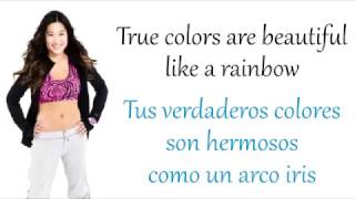 Glee: True Colors (Lyrics + Español)