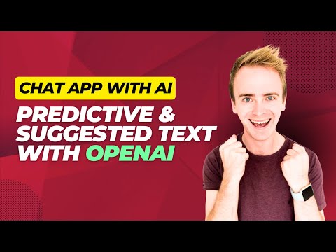 Chat app with AI predictive & suggested text with OpenAI thumbnail