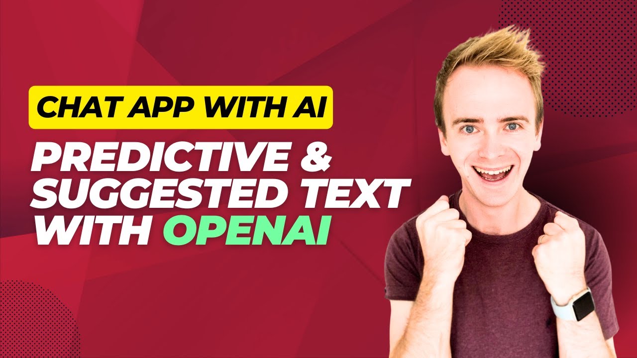 Chat app with AI predictive & suggested text with OpenAI thumbnail