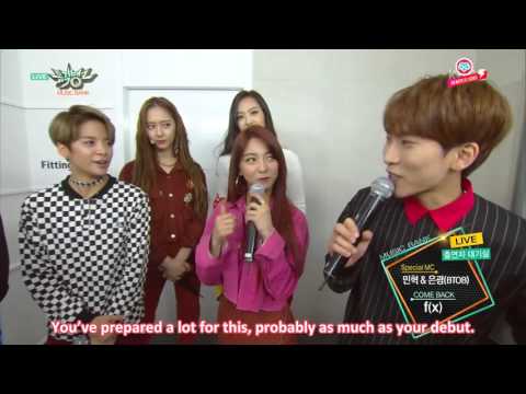 [HeartfxSubs] 151030 f(x) - Music Bank Fitting Room Interview (eng)