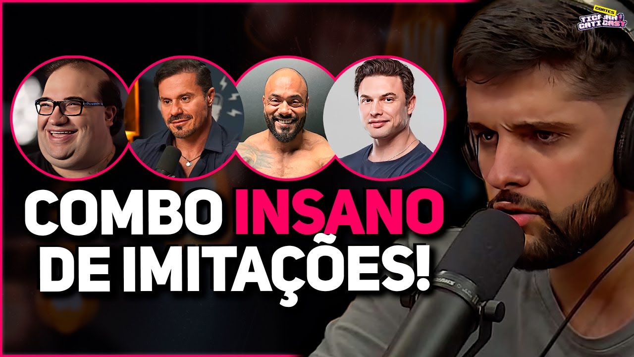 O CARA É UM FENÔMENO DAS IMITAÇÕES
